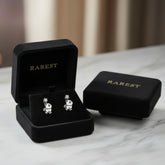 Panda Spark Stud Earrings with Giftbox