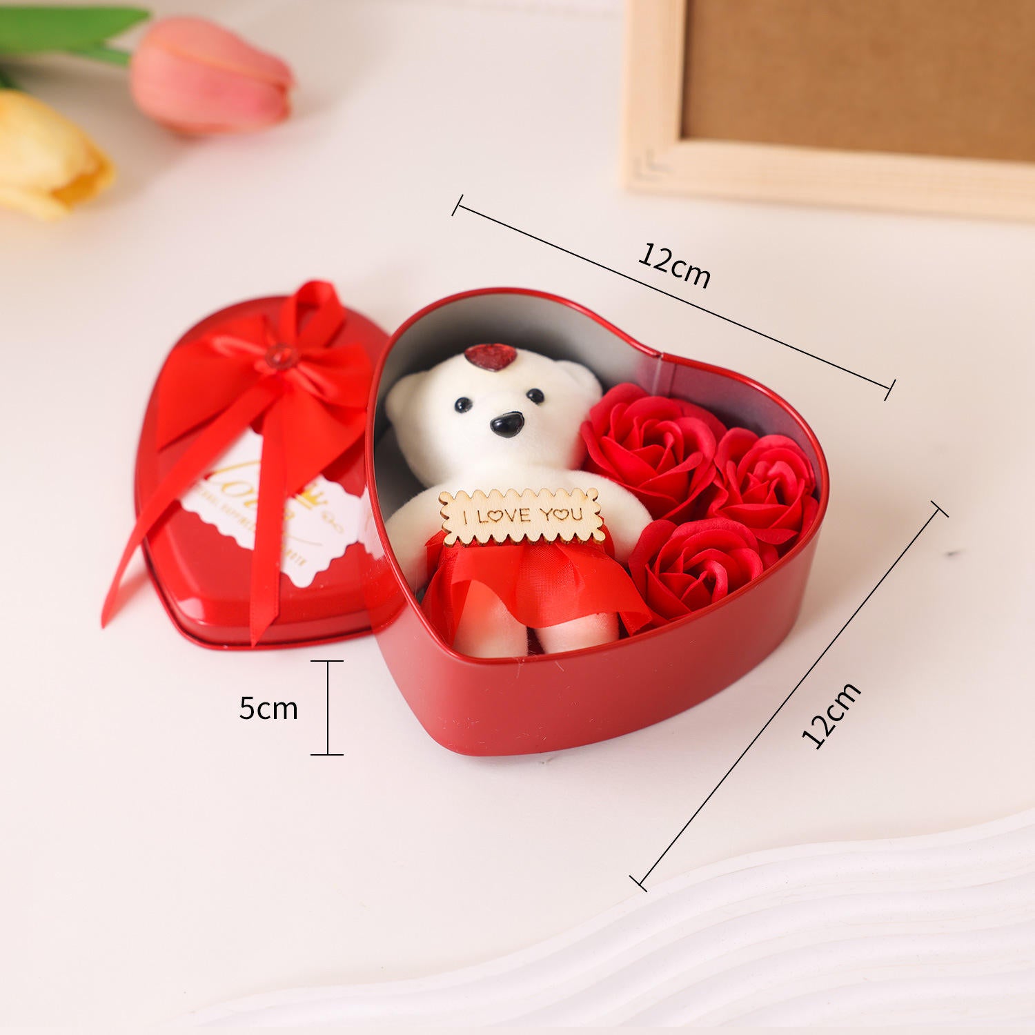 Heartfelt Teddy & Rose Surprise Box